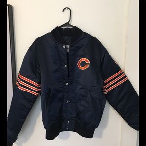Pro-Line by Starter Chicago Bears Satin Bomber
